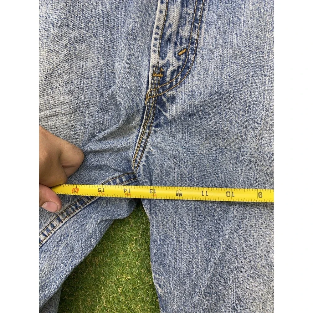 Levis 569 Jean Shorts Mens 38 Workwear Denim Relaxed Fit Wide Leg Work Skater
